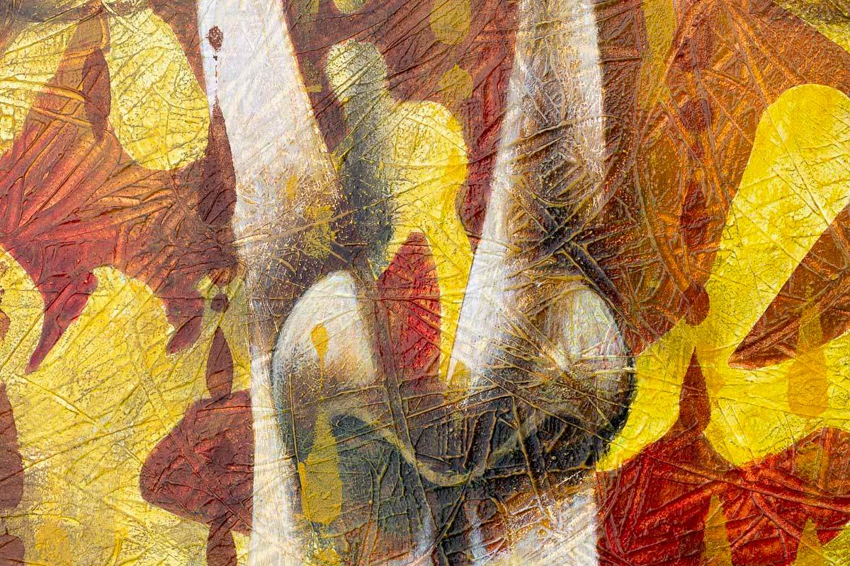 Fades of Yellow - Original - SOLD by artist Gary McNamara - Wyecliffe Galleries