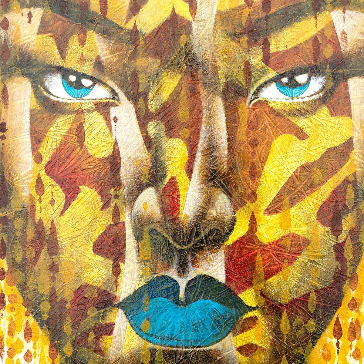 Fades of Yellow - Original - SOLD by artist Gary McNamara - Wyecliffe Galleries