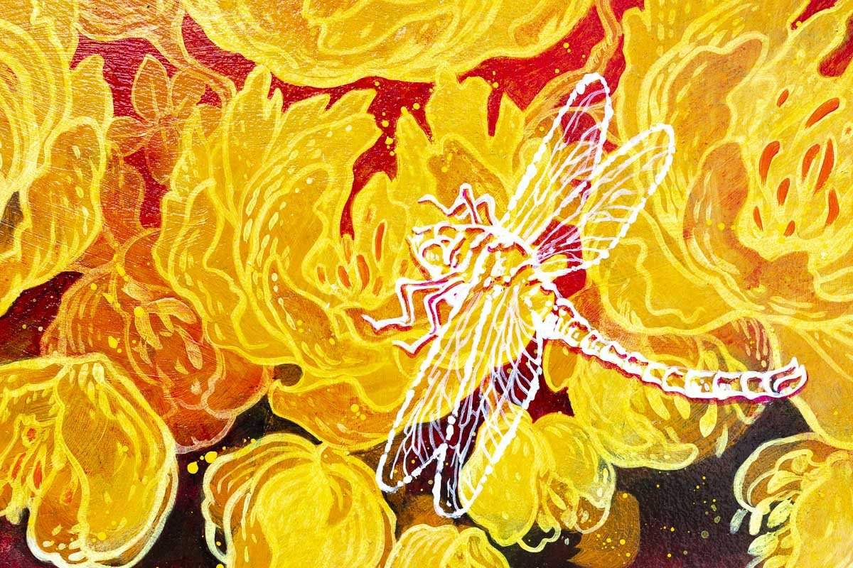 Fading Sun - Original - SOLD by artist Gary McNamara - Wyecliffe Galleries
