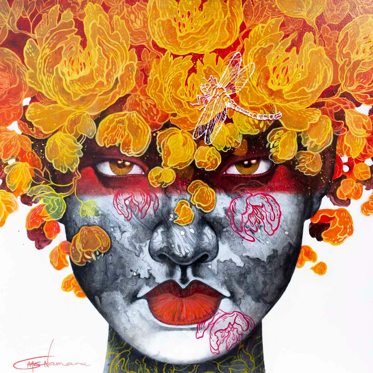 Fading Sun - Original - SOLD by artist Gary McNamara - Wyecliffe Galleries