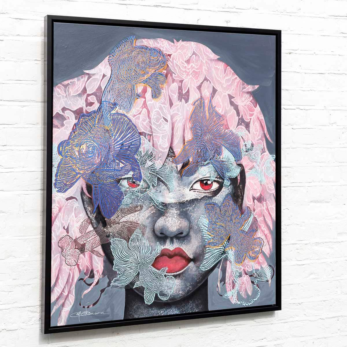 Femininity - Original - SOLD by artist Gary McNamara - Wyecliffe Galleries