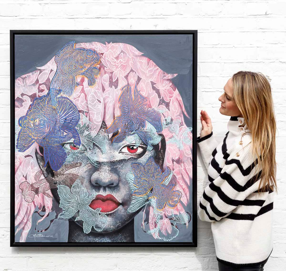 Femininity - Original - SOLD by artist Gary McNamara - Wyecliffe Galleries