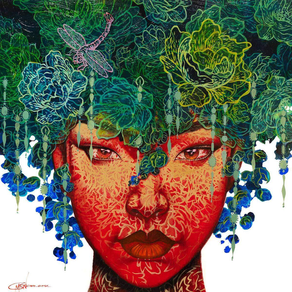 Flora - Original - SOLD by artist Gary McNamara - Wyecliffe Galleries