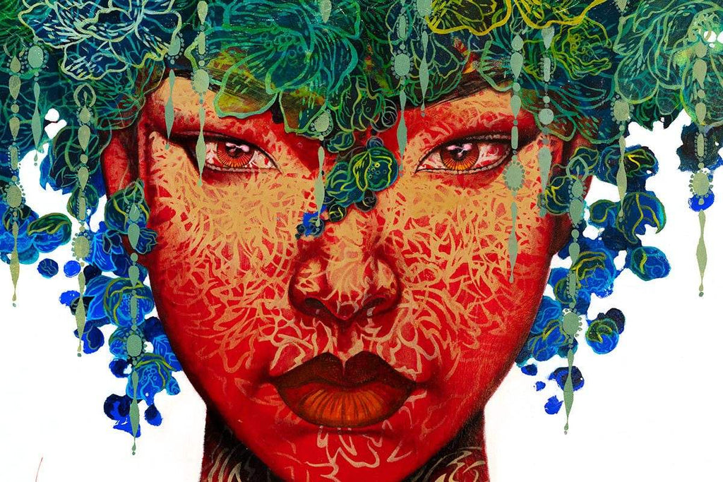 Flora - Original - SOLD by artist Gary McNamara - Wyecliffe Galleries