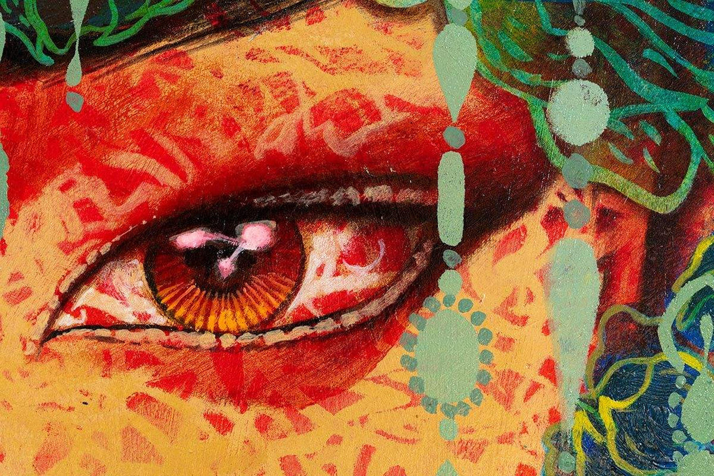 Flora - Original - SOLD by artist Gary McNamara - Wyecliffe Galleries