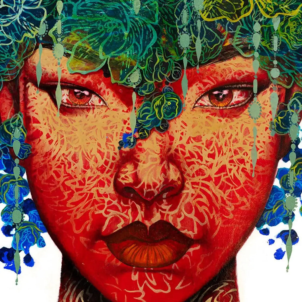 Flora - Original - SOLD by artist Gary McNamara - Wyecliffe Galleries