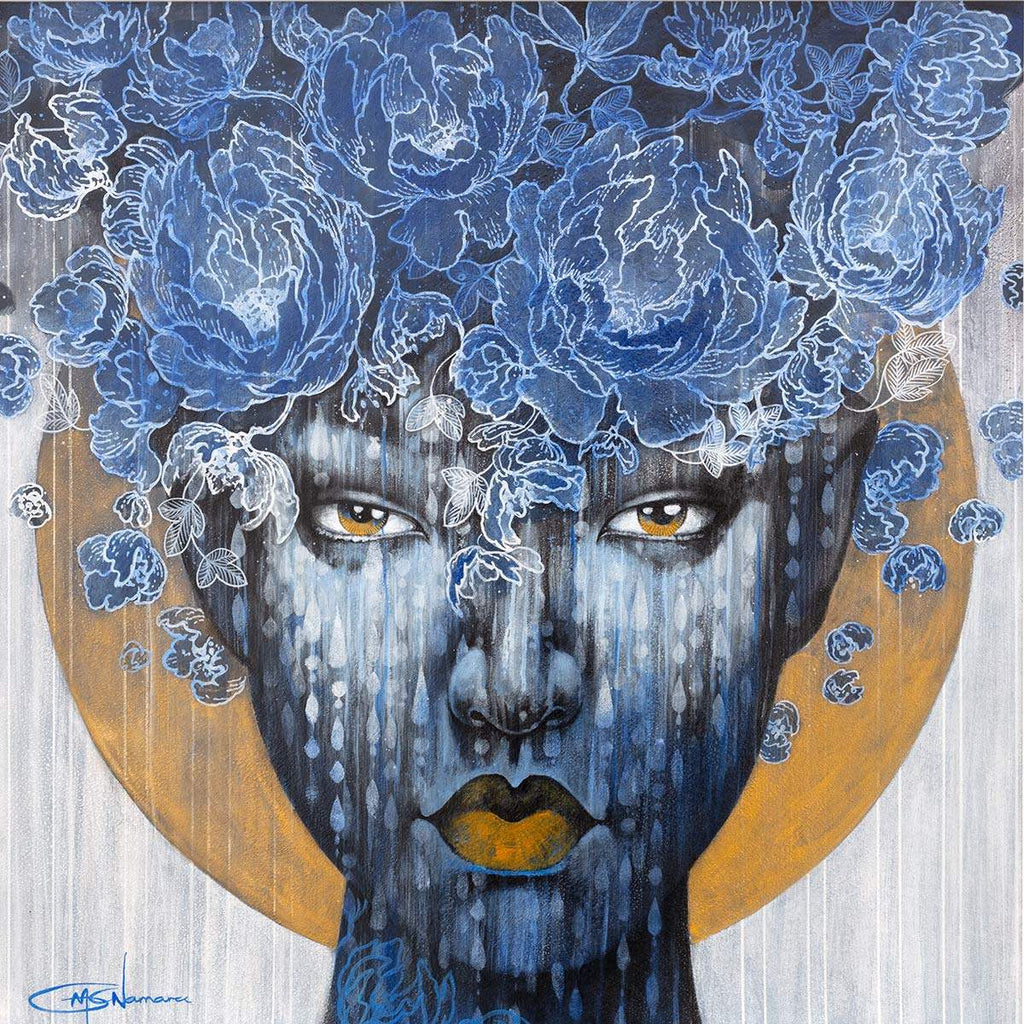 Golden Girl - Original - SOLD by artist Gary McNamara - Wyecliffe Galleries