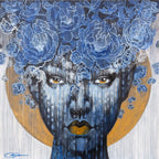 Golden Girl - Original - SOLD by artist Gary McNamara - Wyecliffe Galleries