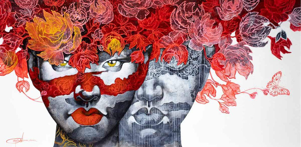 In Her Shadow - Original - SOLD by artist Gary McNamara - Wyecliffe Galleries