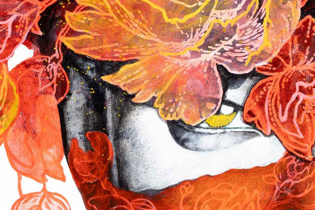 In Her Shadow - Original - SOLD by artist Gary McNamara - Wyecliffe Galleries