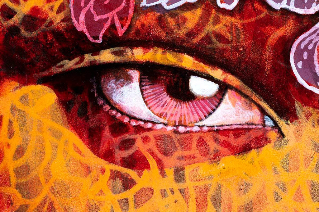 Late Crimson - Original - SOLD by artist Gary McNamara - Wyecliffe Galleries