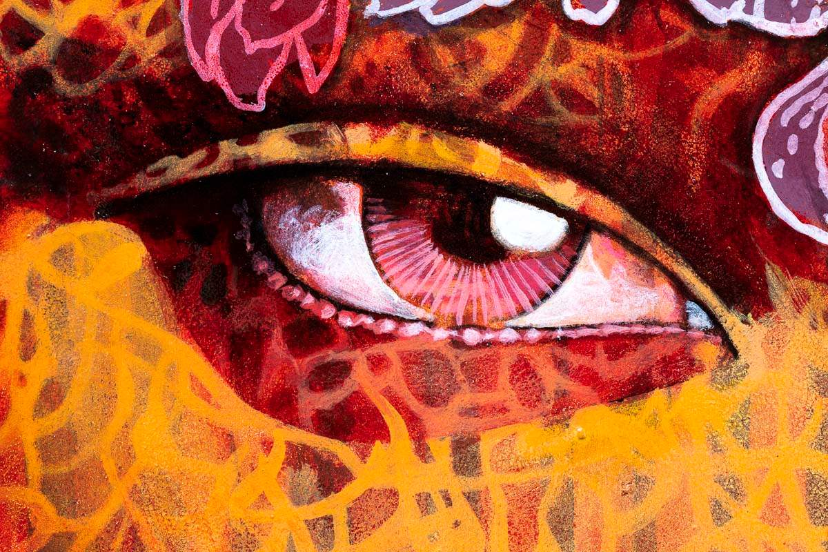 Late Crimson - Original - SOLD by artist Gary McNamara - Wyecliffe Galleries