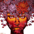 Late Crimson - Original - SOLD by artist Gary McNamara - Wyecliffe Galleries