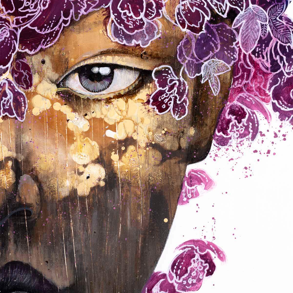 Purple Haze - Original - SOLD by artist Gary McNamara - Wyecliffe Galleries