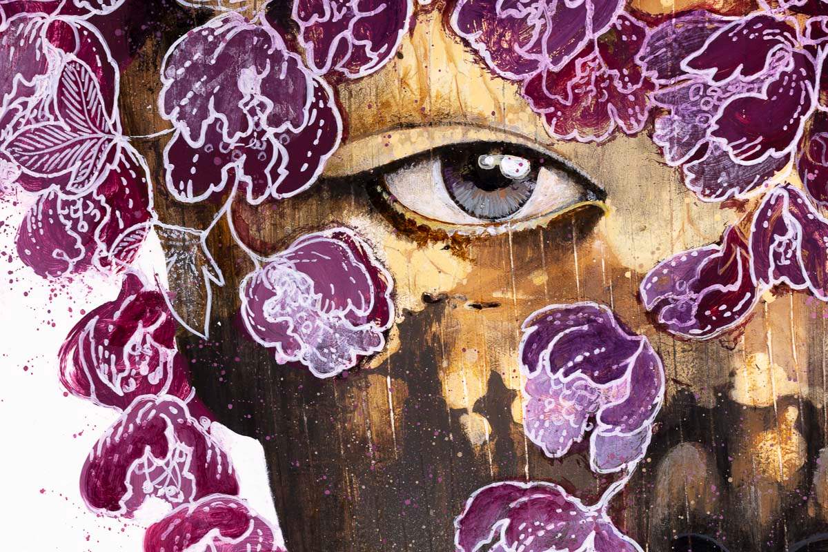 Purple Haze - Original - SOLD by artist Gary McNamara - Wyecliffe Galleries