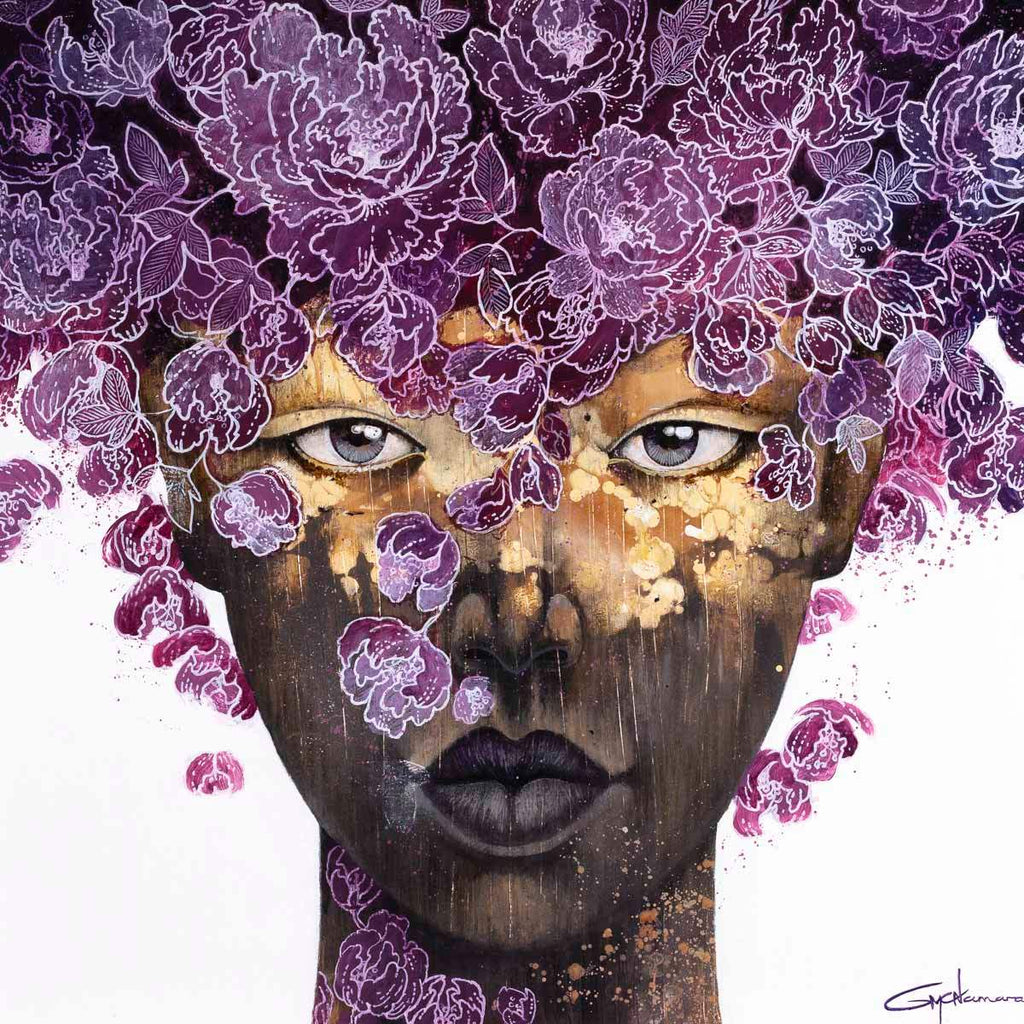 Purple Haze - Original - SOLD by artist Gary McNamara - Wyecliffe Galleries