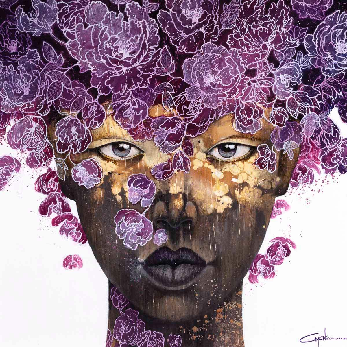 Purple Haze - Original - SOLD by artist Gary McNamara - Wyecliffe Galleries