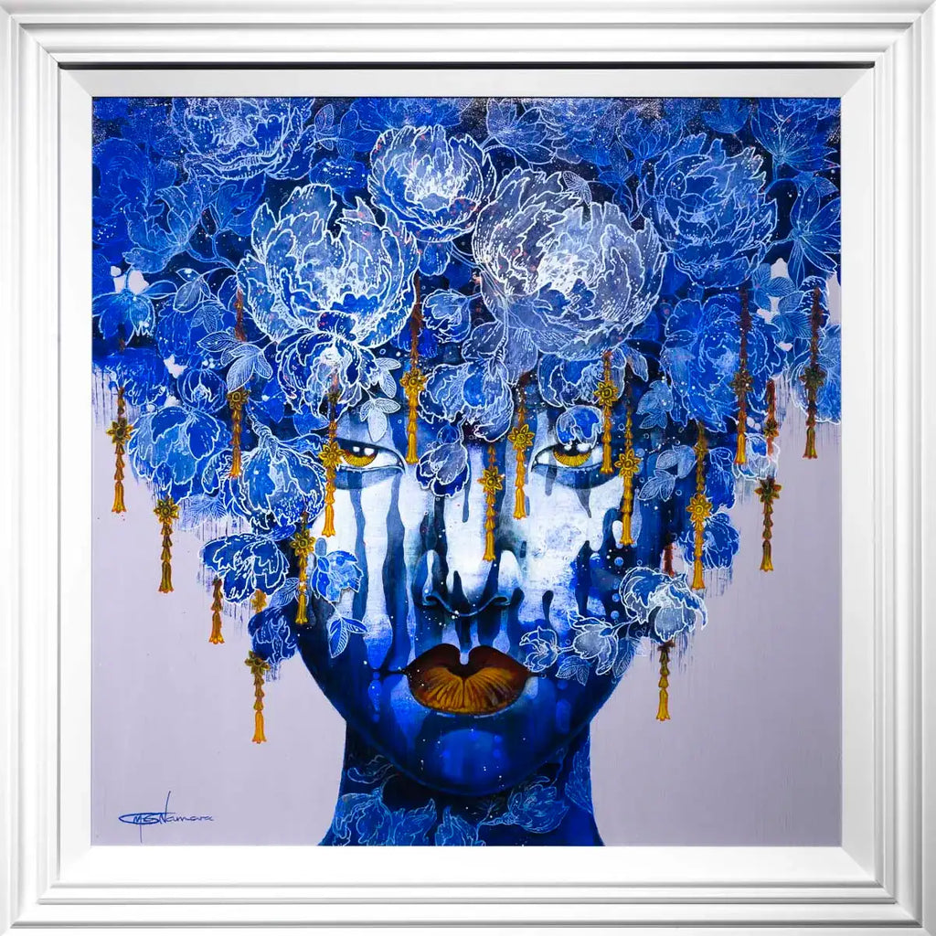 Royal Sapphire - Original SOLD by artist Gary McNamara - Wyecliffe Galleries