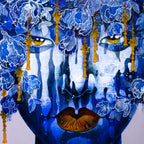 Royal Sapphire - Original SOLD by artist Gary McNamara - Wyecliffe Galleries