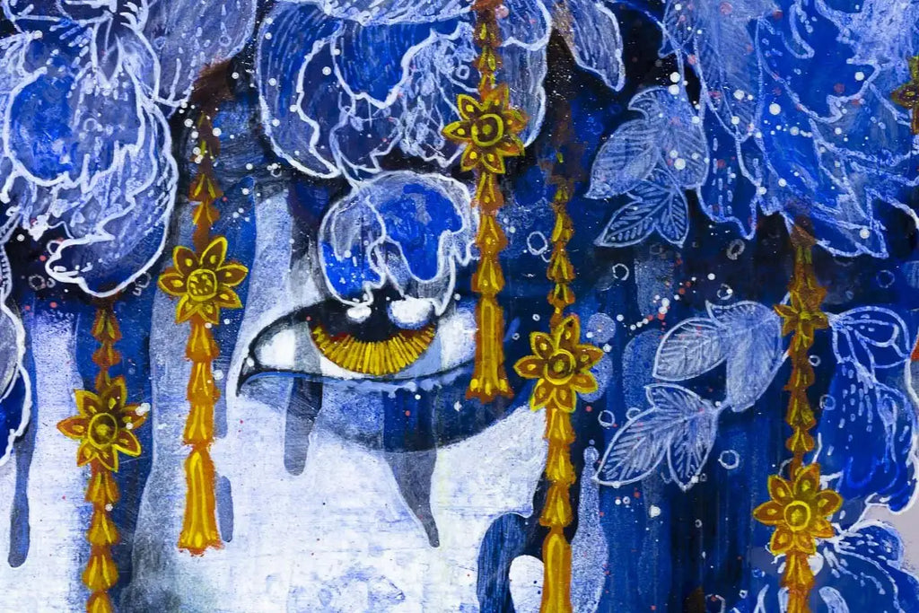 Royal Sapphire - Original SOLD by artist Gary McNamara - Wyecliffe Galleries