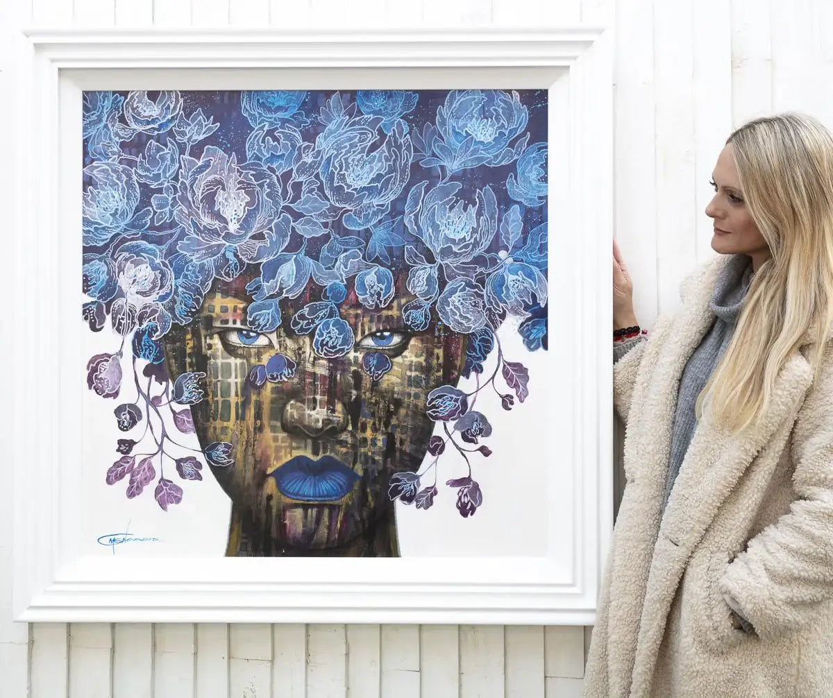 Sapphire - Original - SOLD by artist Gary McNamara - Wyecliffe Galleries