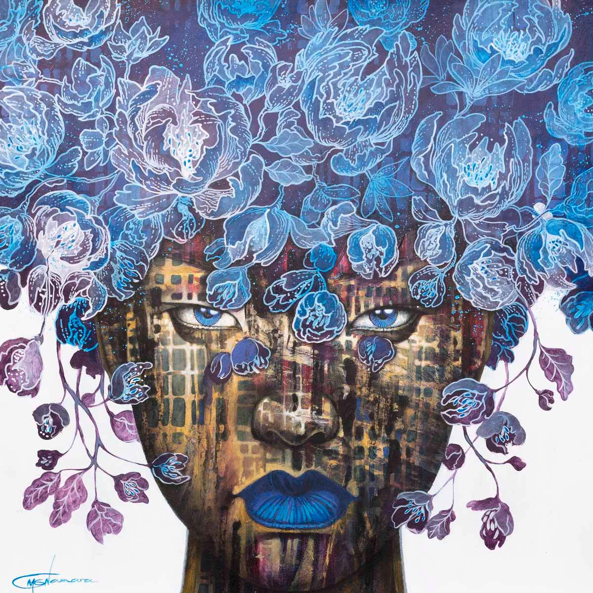 Sapphire - Original - SOLD by artist Gary McNamara - Wyecliffe Galleries