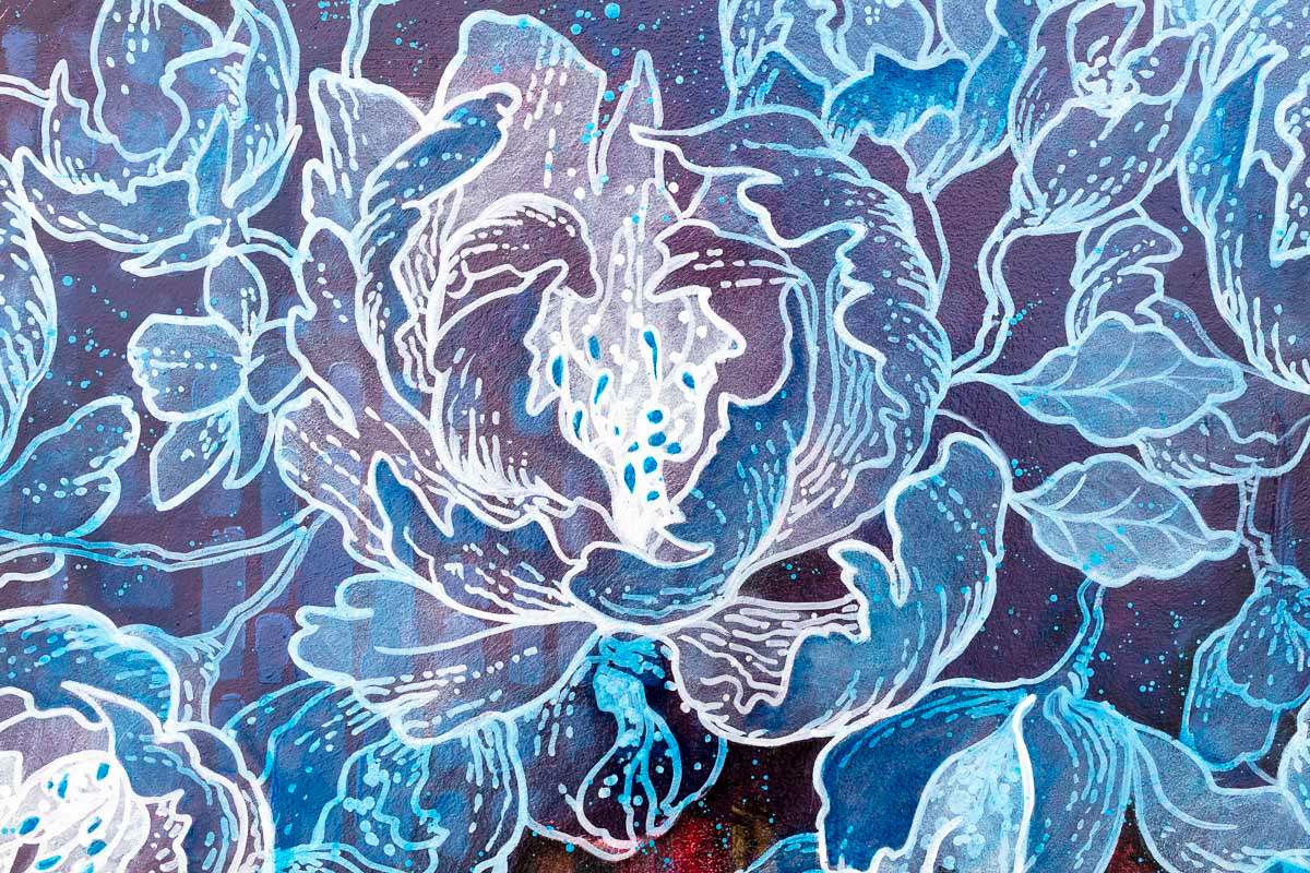 Sapphire - Original - SOLD by artist Gary McNamara - Wyecliffe Galleries