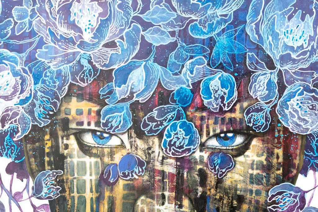 Sapphire - Original - SOLD by artist Gary McNamara - Wyecliffe Galleries