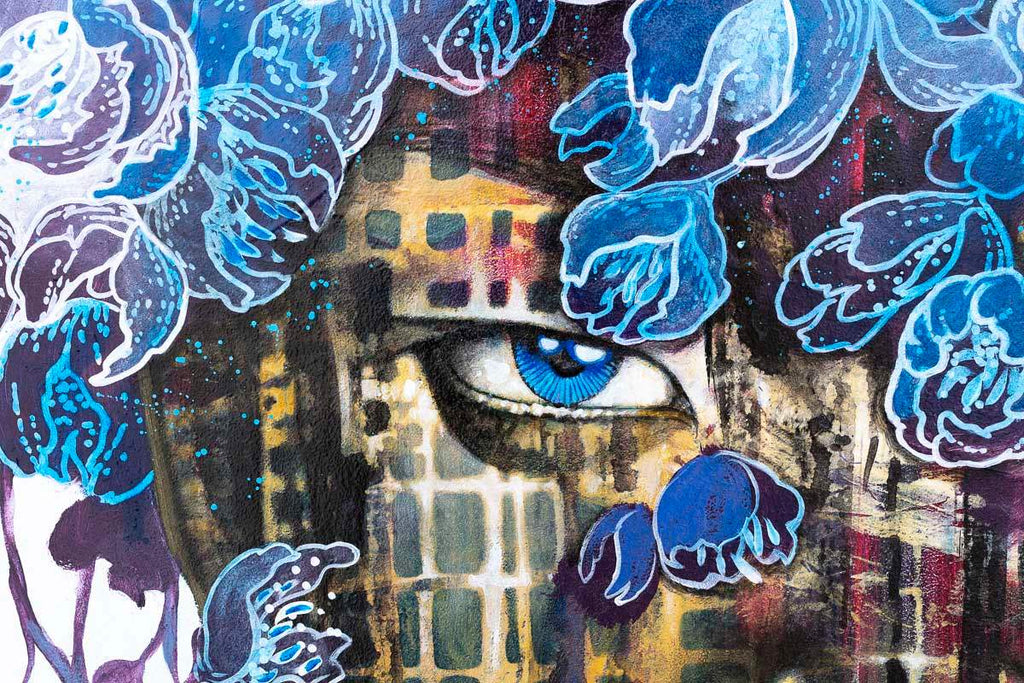 Sapphire - Original - SOLD by artist Gary McNamara - Wyecliffe Galleries