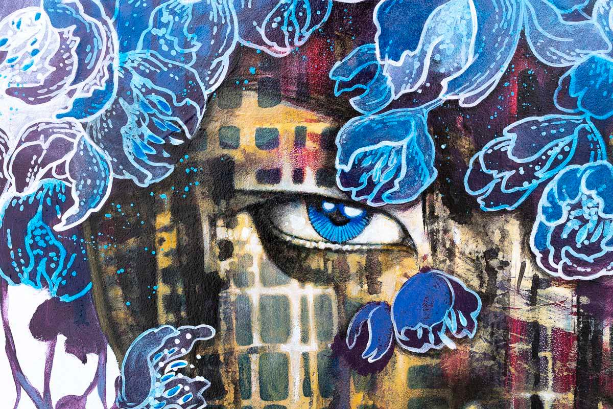 Sapphire - Original - SOLD by artist Gary McNamara - Wyecliffe Galleries