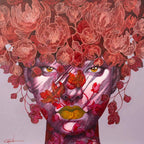 Scarlet - Original - SOLD by artist Gary McNamara - Wyecliffe Galleries