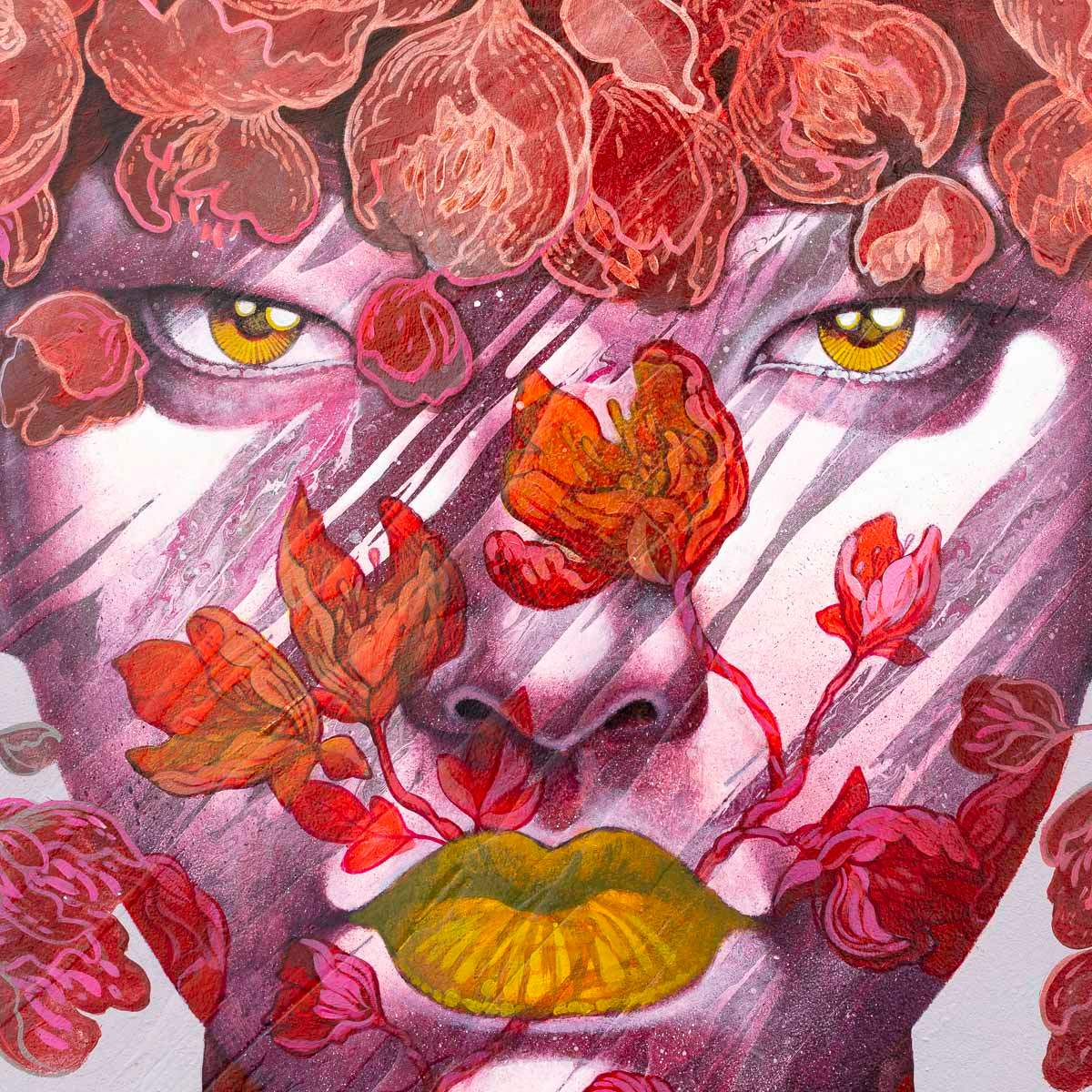 Scarlet - Original - SOLD by artist Gary McNamara - Wyecliffe Galleries