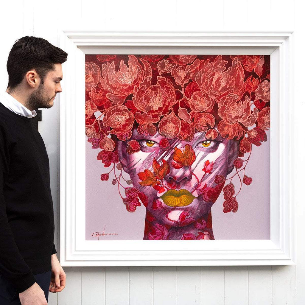 Scarlet - Original - SOLD by artist Gary McNamara - Wyecliffe Galleries