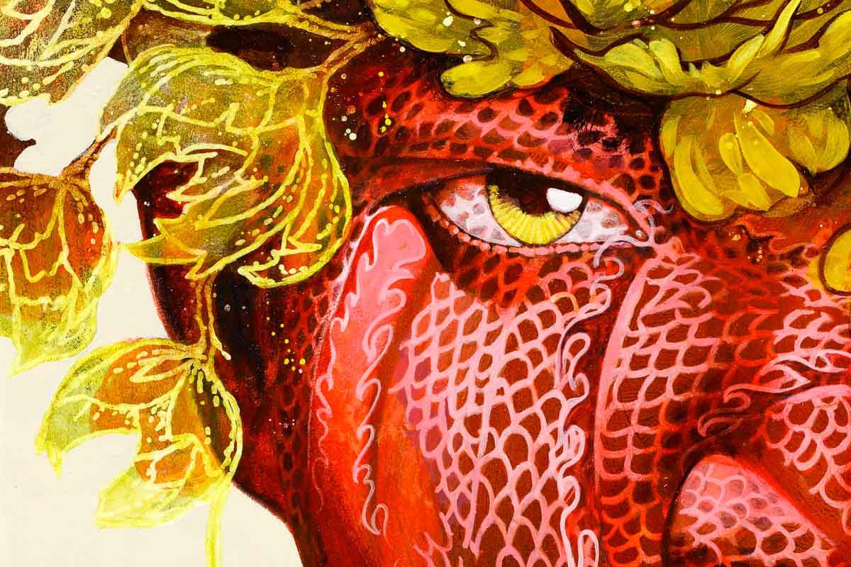 Warrior - Original by artist Gary McNamara - Wyecliffe Galleries