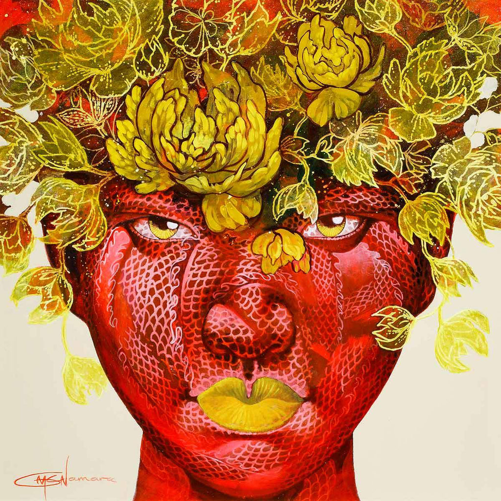 Warrior - Original by artist Gary McNamara - Wyecliffe Galleries