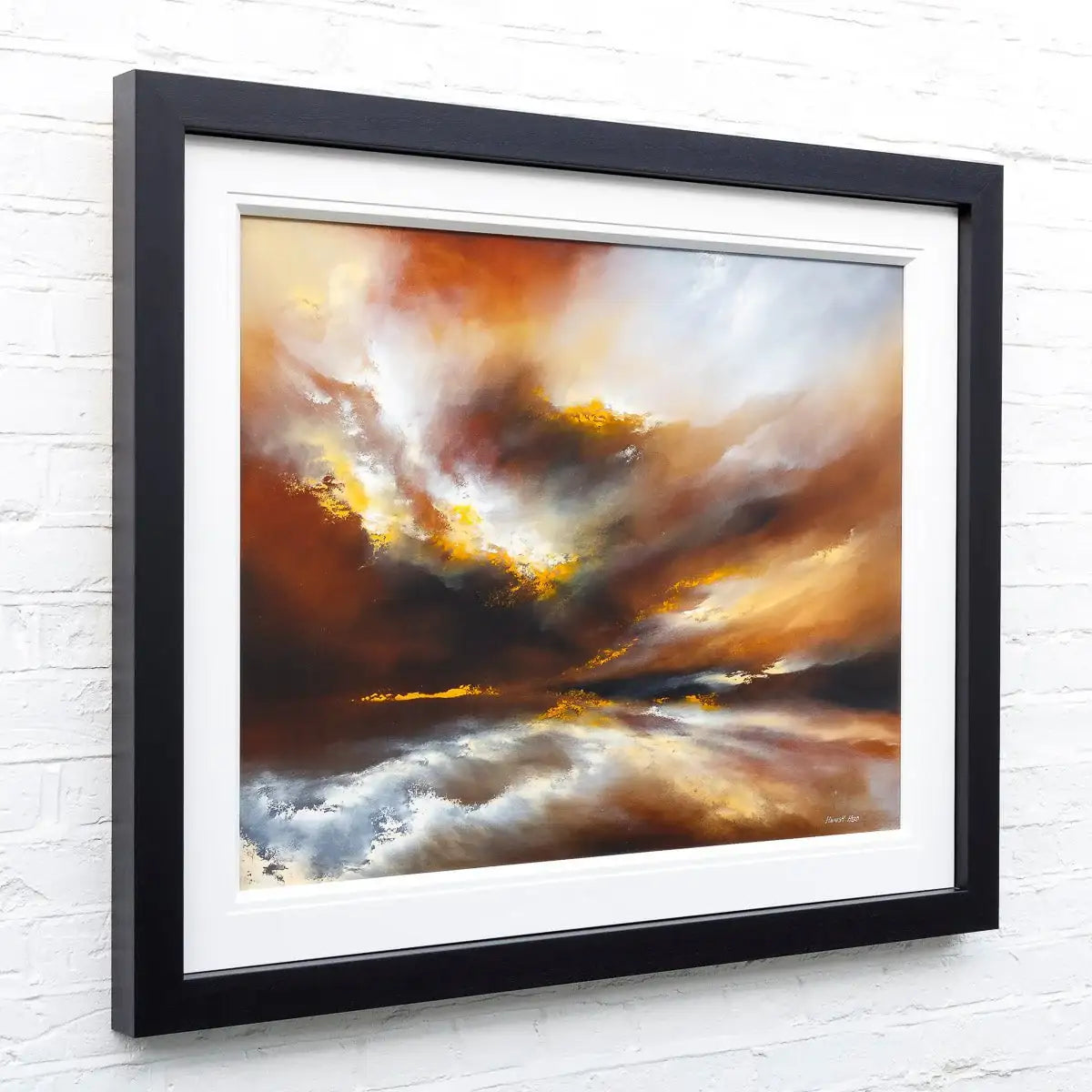 Golden Skies - Original - SOLD by artist Hamish Herd - Wyecliffe Galleries