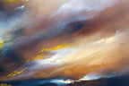 Golden Skies - Original - SOLD by artist Hamish Herd - Wyecliffe Galleries
