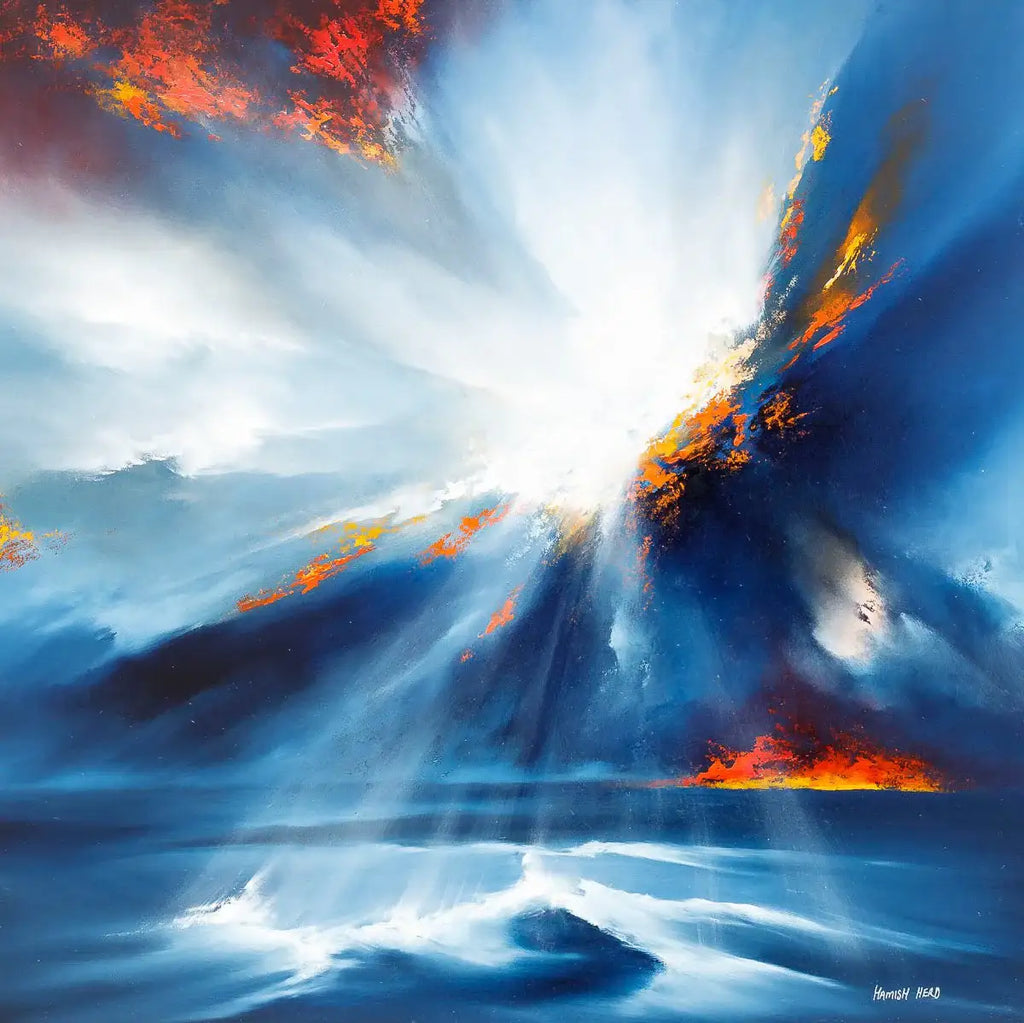Light Breaking Through - Original - SOLD by artist Hamish Herd - Wyecliffe Galleries
