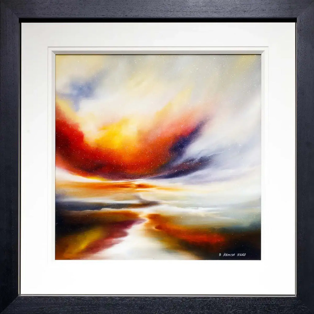 Sunset Bay - Original - SOLD by artist Hamish Herd - Wyecliffe Galleries