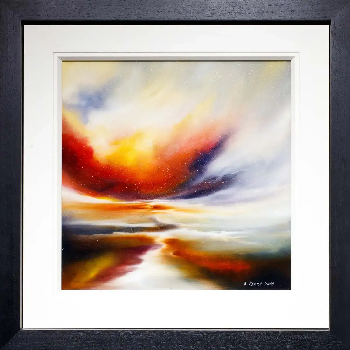 Sunset Bay - Original - SOLD by artist Hamish Herd - Wyecliffe Galleries