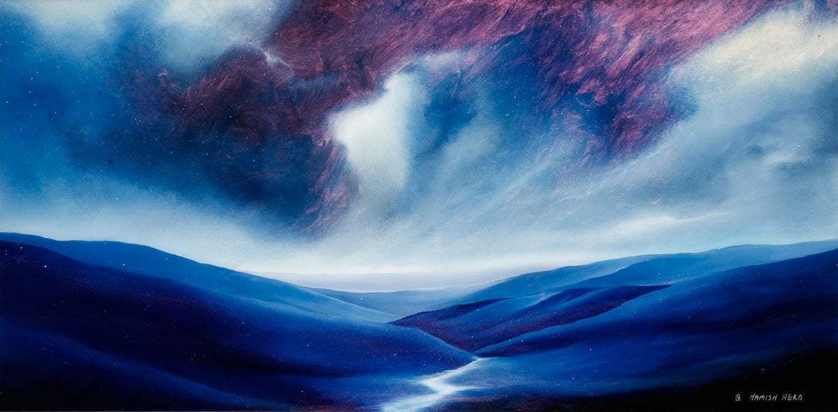 Through the Valley - Original - SOLD by artist Hamish Herd - Wyecliffe Galleries