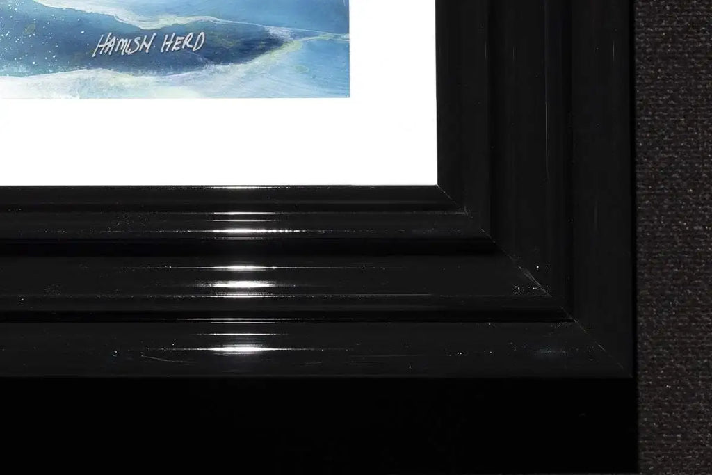 Waves Crashing - Original - SOLD by artist Hamish Herd - Wyecliffe Galleries