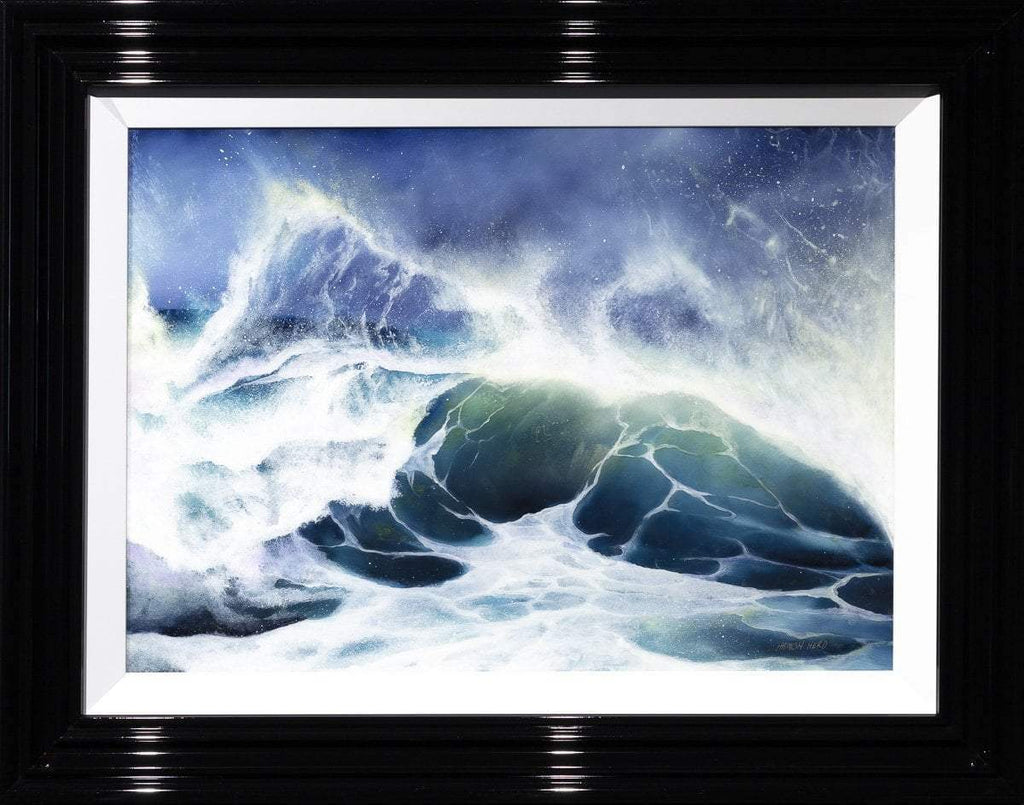 Waves Crashing - Original - SOLD by artist Hamish Herd - Wyecliffe Galleries