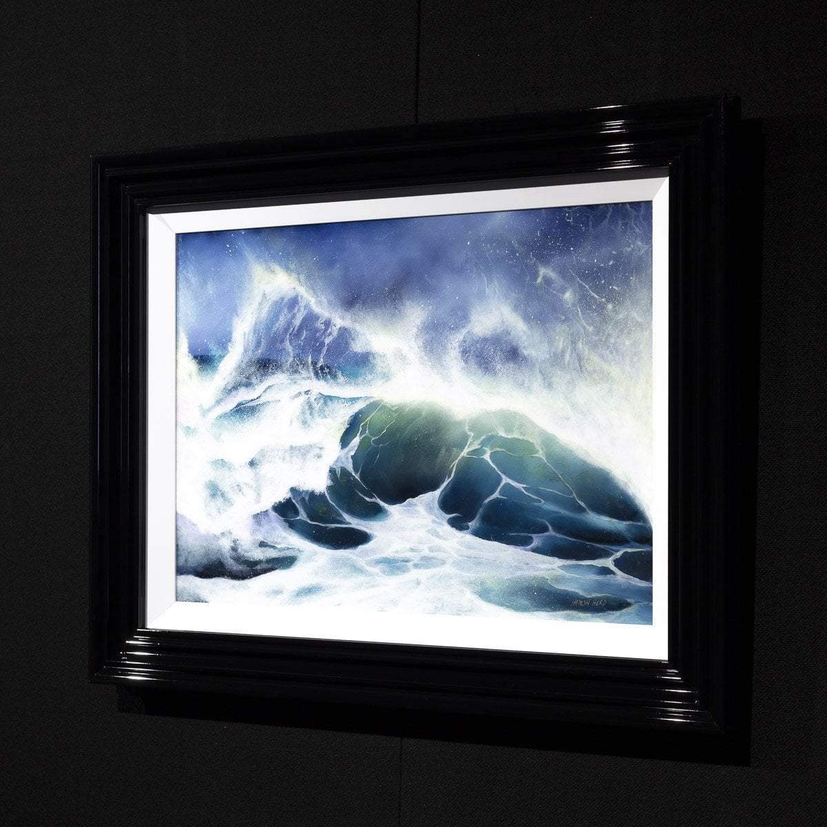 Waves Crashing - Original - SOLD by artist Hamish Herd - Wyecliffe Galleries