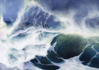 Waves Crashing - Original - SOLD by artist Hamish Herd - Wyecliffe Galleries