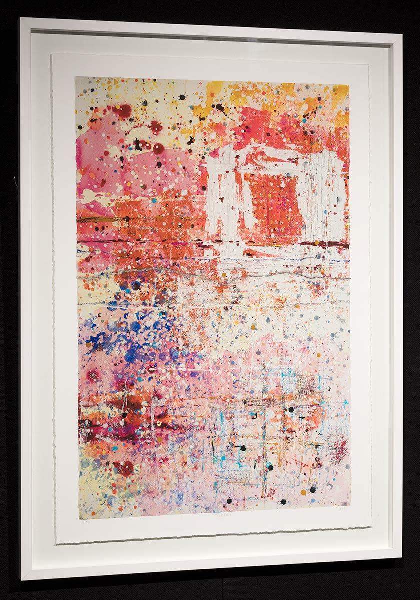 Red Skies - Edition - SOLD by artist Harriet Hoult - Wyecliffe Galleries
