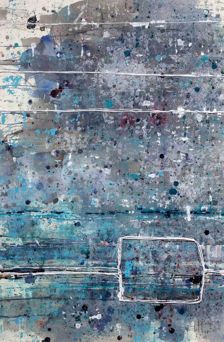 Sawyers Hill - Original - SOLD by artist Harriet Hoult - Wyecliffe Galleries