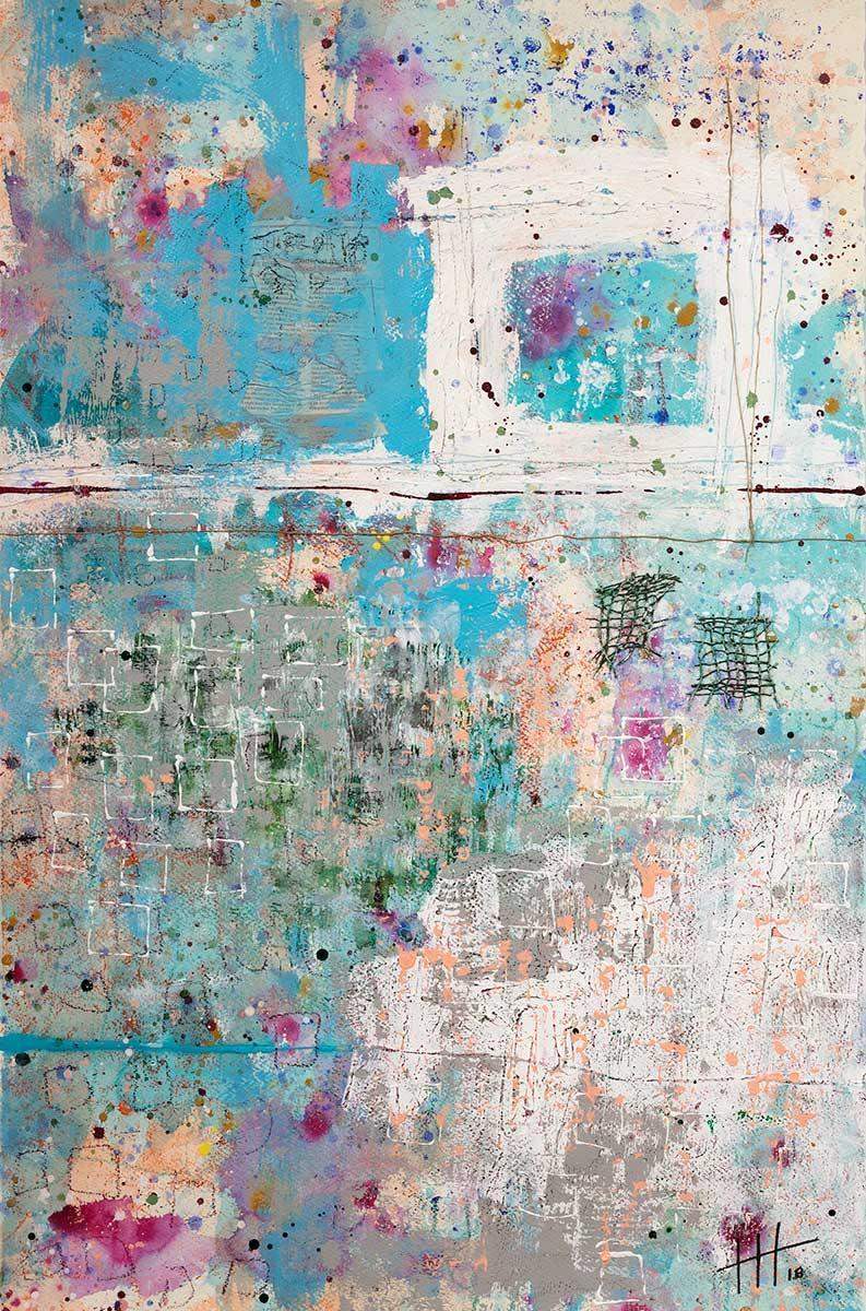 The Secret Meadows - SOLD by artist Harriet Hoult - Wyecliffe Galleries