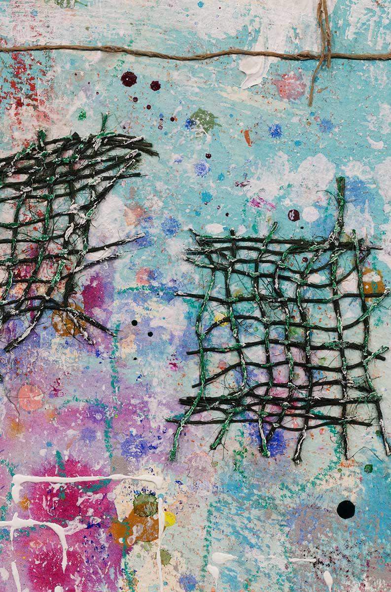 The Secret Meadows - SOLD by artist Harriet Hoult - Wyecliffe Galleries