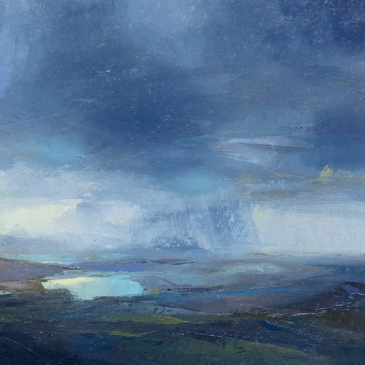 Between The Showers - Original - SOLD by artist Harry Brioche - Wyecliffe Galleries